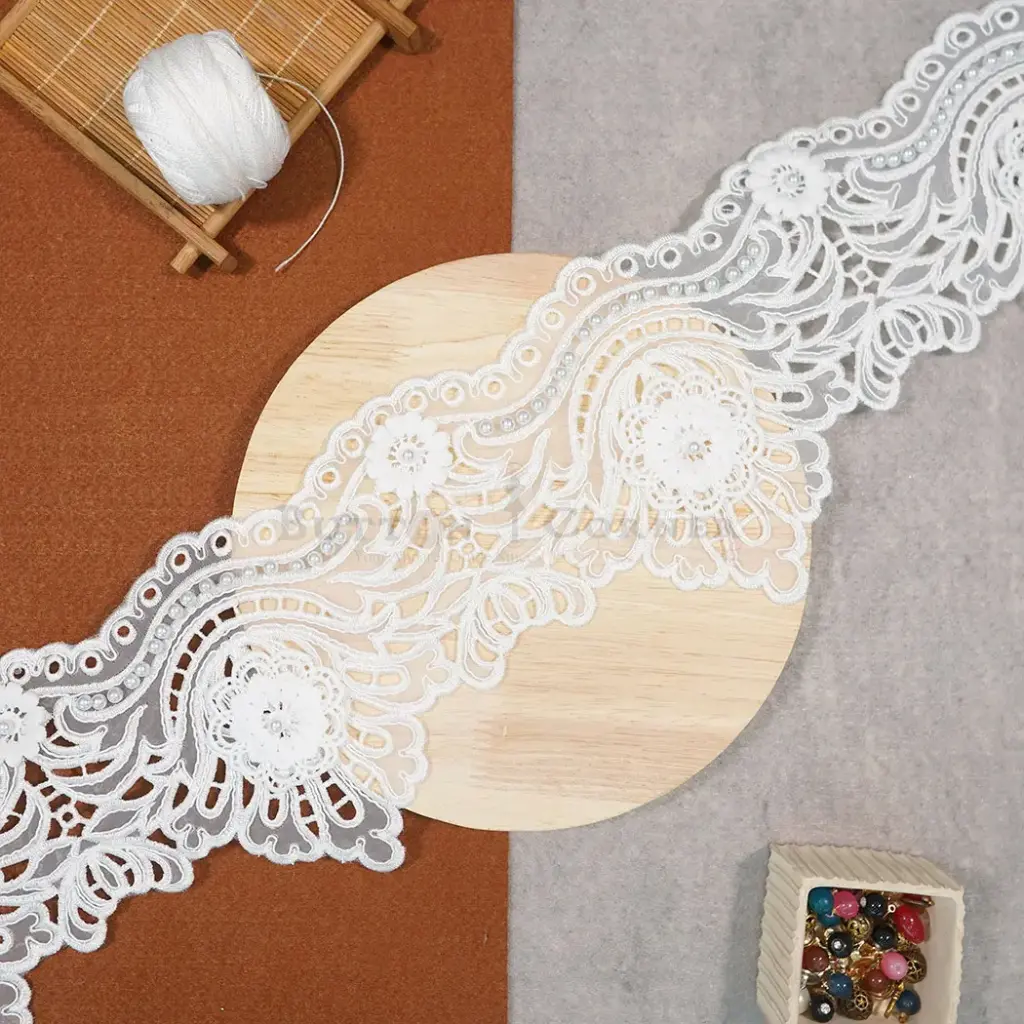 Pearl Organza Lace