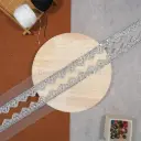 Fancy Glass Beads Sequence Lace