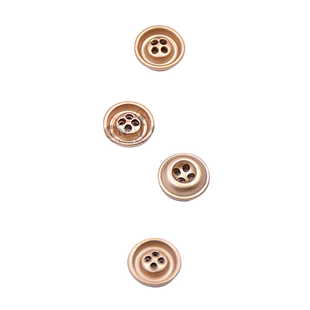 Cover Type 4 Hole Metal Shirt Button