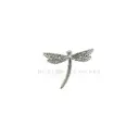 Crystal Rhinestones Dragonfly Brooch