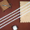 One Side Border Shuttle Lace