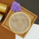Gold Plated Bow Knot Shape Button