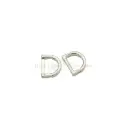 Two-Side Hole D-Shape Pendant