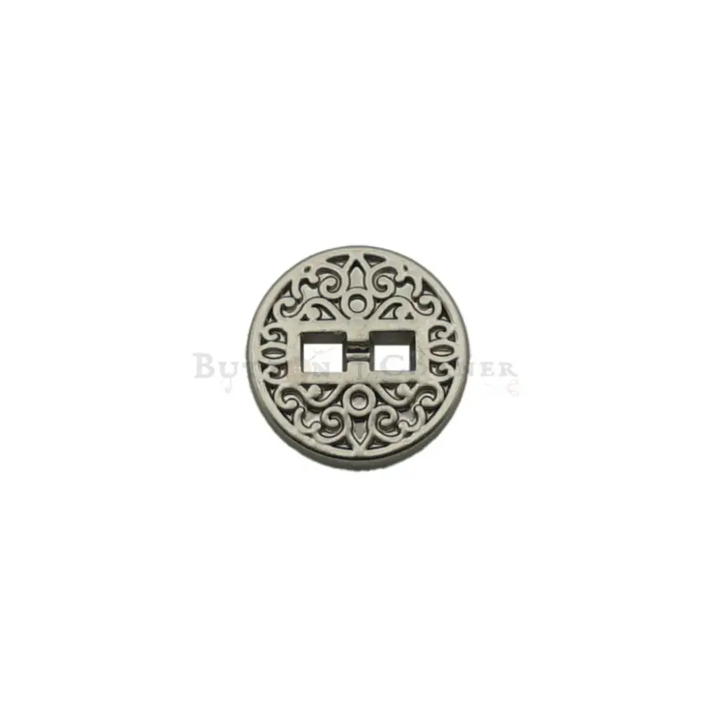 Antique Design Two Square Hole Shirt Button
