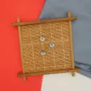 Shirt Button In Black Outline Border