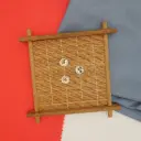 Shirt Button In White Outline Border