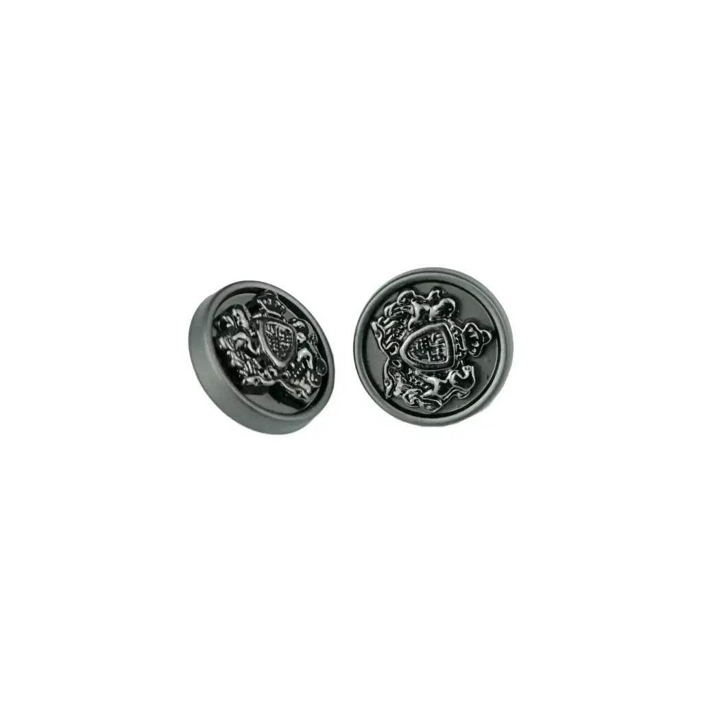 Coat Of Arms Heraldic Design Metal Button