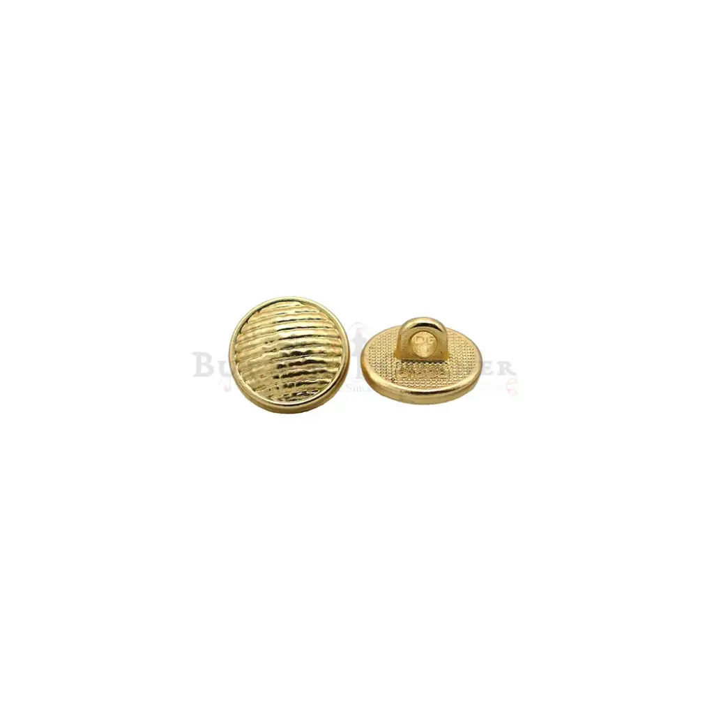 Textured Surface Metal Shirt Button