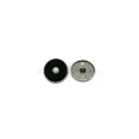 Velvet Surface Downhole Loop Metal Suiting Button