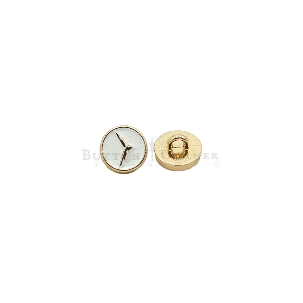 Gold Plated American Eagle Shirt Button