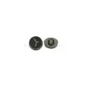 Gun Black Plated American Eagle Shirt Button