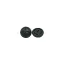 Paint-Coated Hemline Leather-Style Metal Shank Button
