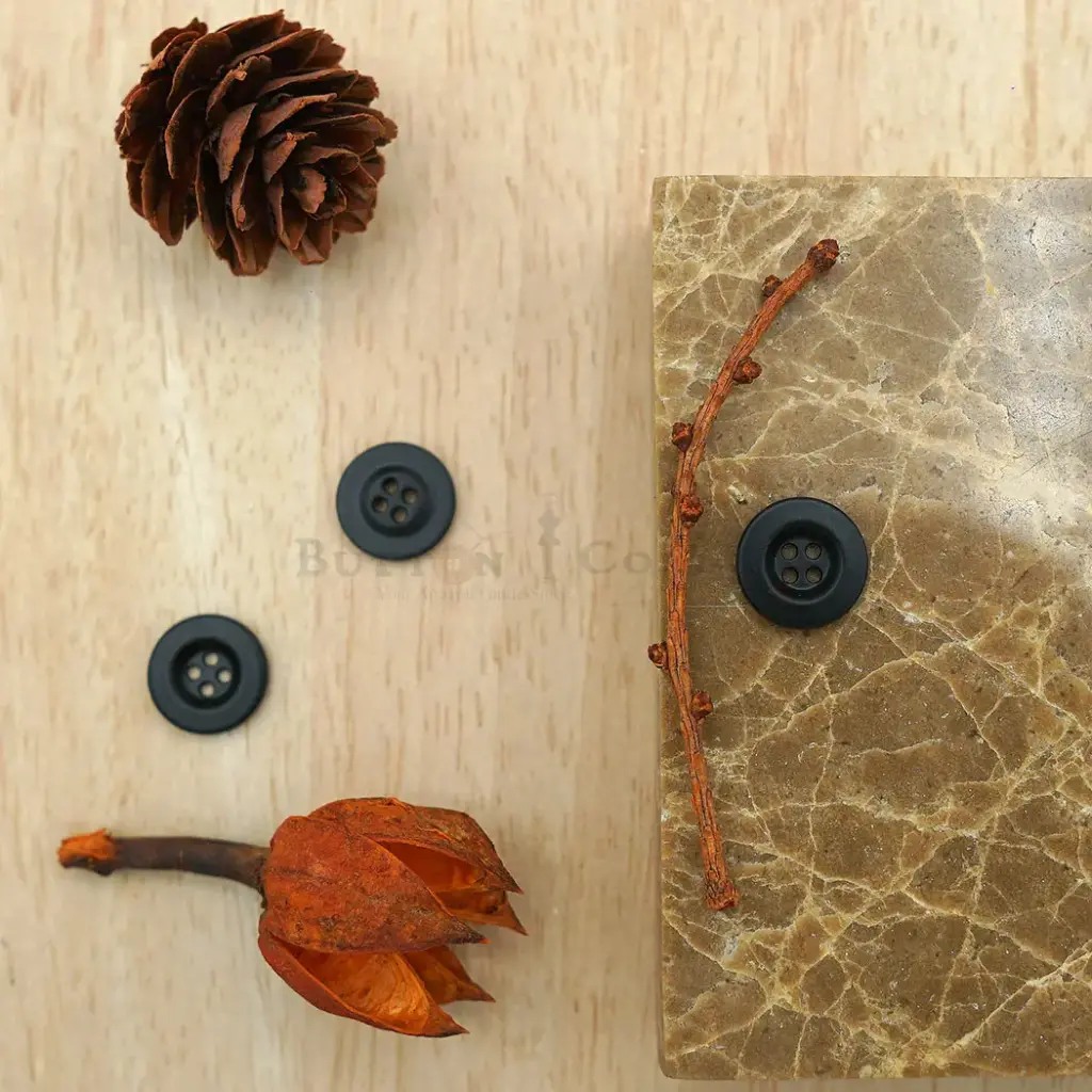 Paint Coated Matt Finish 4 Hole Shirt Button