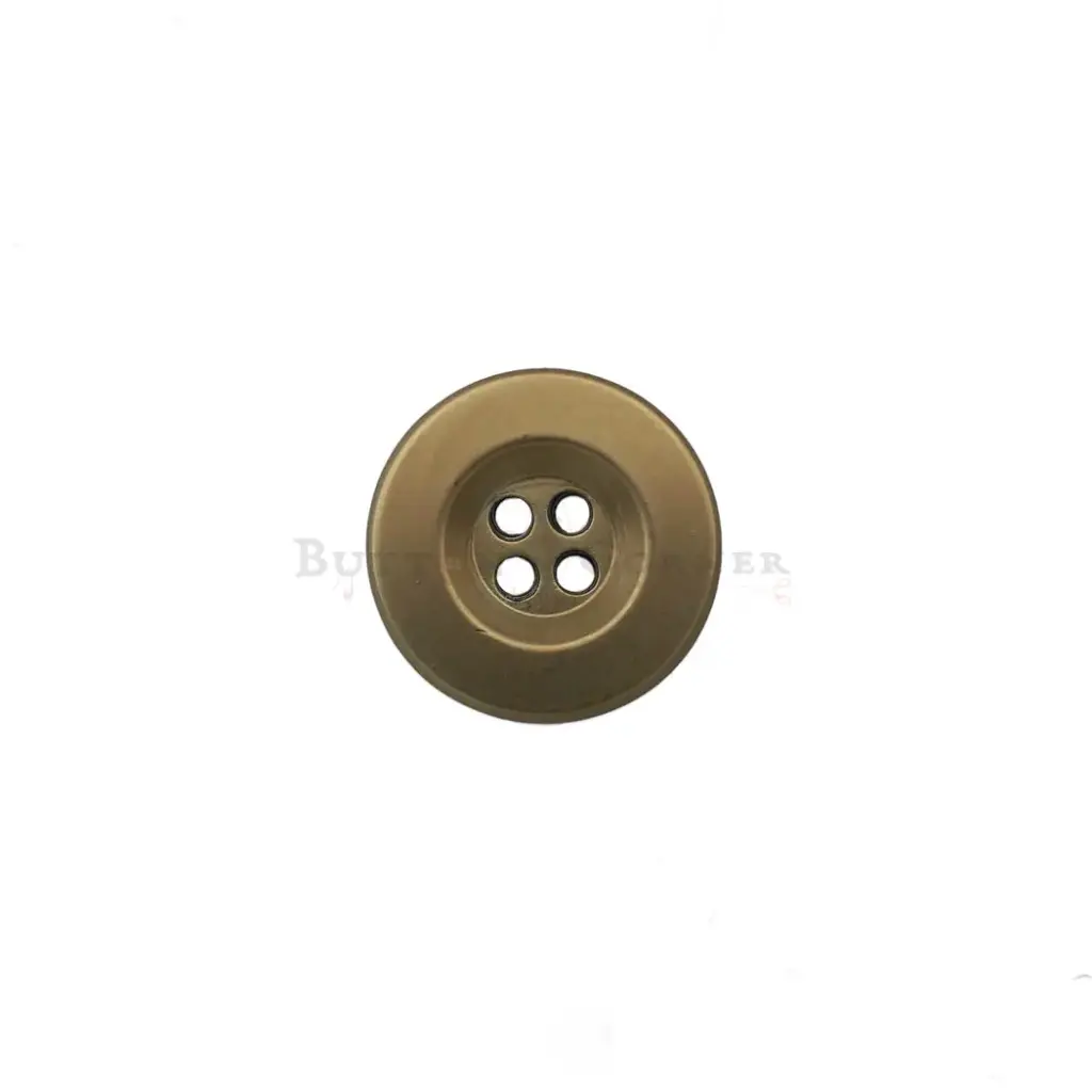 Matt Finish Solid Design 4 Hole Shirt Button