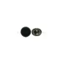 Gun Black Base Flat 2 Part Classic Shirt Button