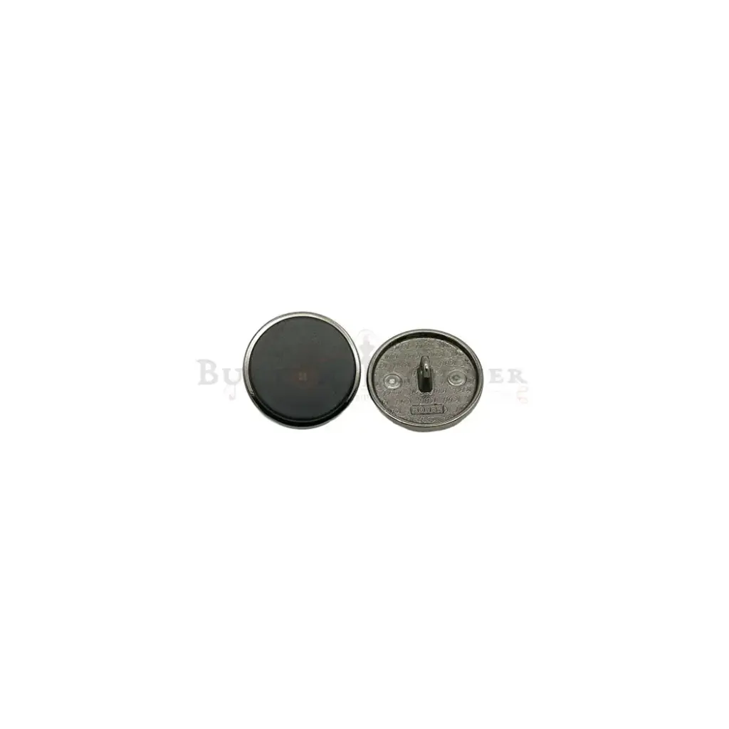 Gun Black Base Flat 2 Part Classic Suiting Button