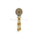 Gold Plated Fancy Kundan Tassel