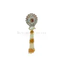 Silver Plated Fancy Kundan Tassel