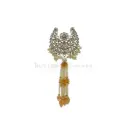 Silver Plated Fancy Kundan Tassel