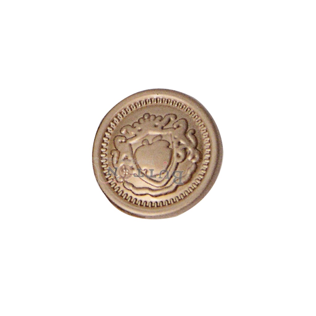 Shield Metal Shirt Button
