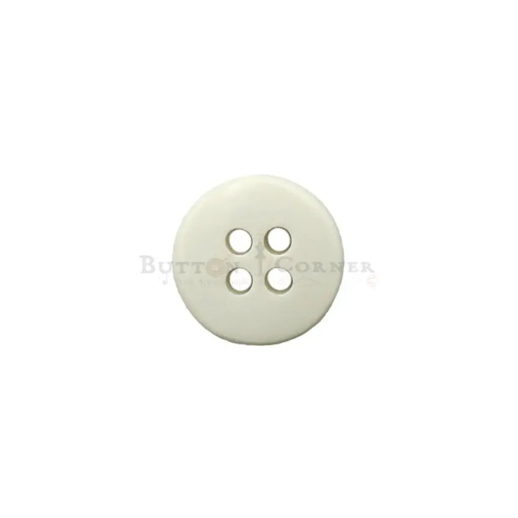 Classic 4 Hole Rounded Shirt Button 