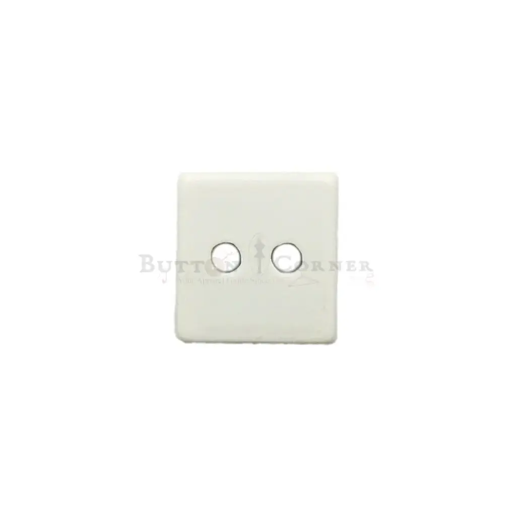 Flat Surface 4 Hole Square Shirt Button