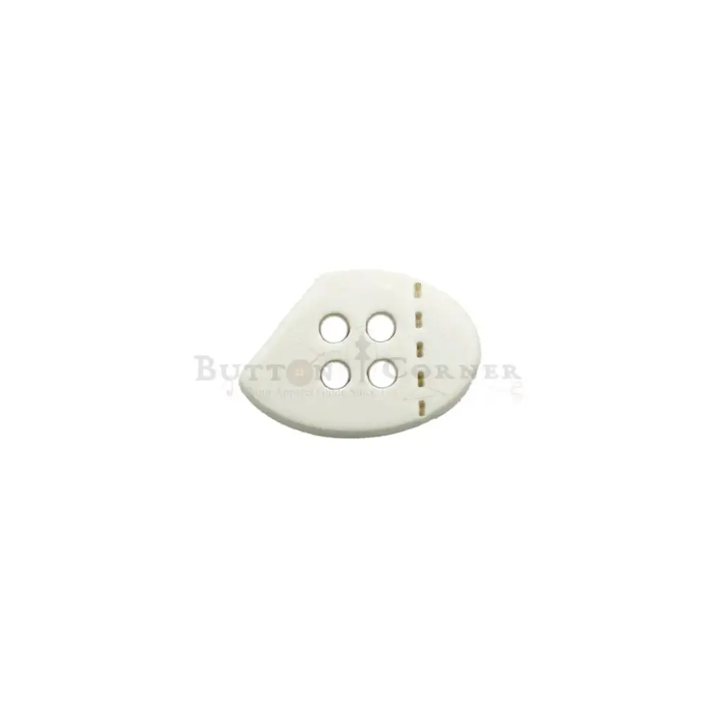 Stitched Line 4 Hole Shirt Button