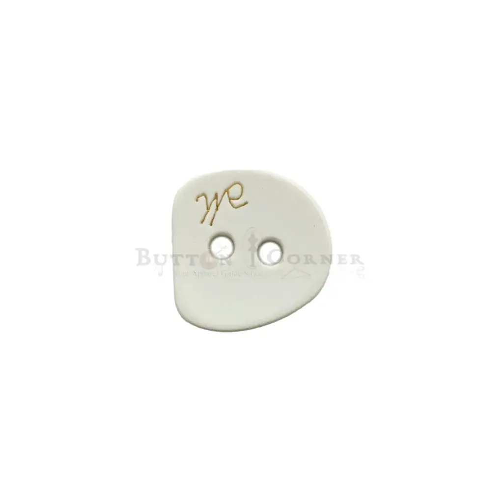 Irregular Circle Engraved Shirt Button