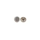 Pearl Lat Plated Braided Border Dotted Shirt Button