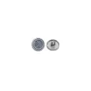 Pearl Lat Plated Distinct Symbol Shirt Button