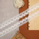 One Side Border Shuttle Net Lace