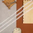 One Side Border Shuttle Lace