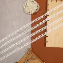 One Side Border Shuttle Lace