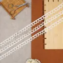 One Side Border Shuttle Lace