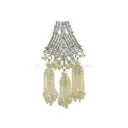 Silver Plated Fancy Kundan Tassel