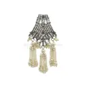 Ancient Silver Plated Fancy Kundan Tassel