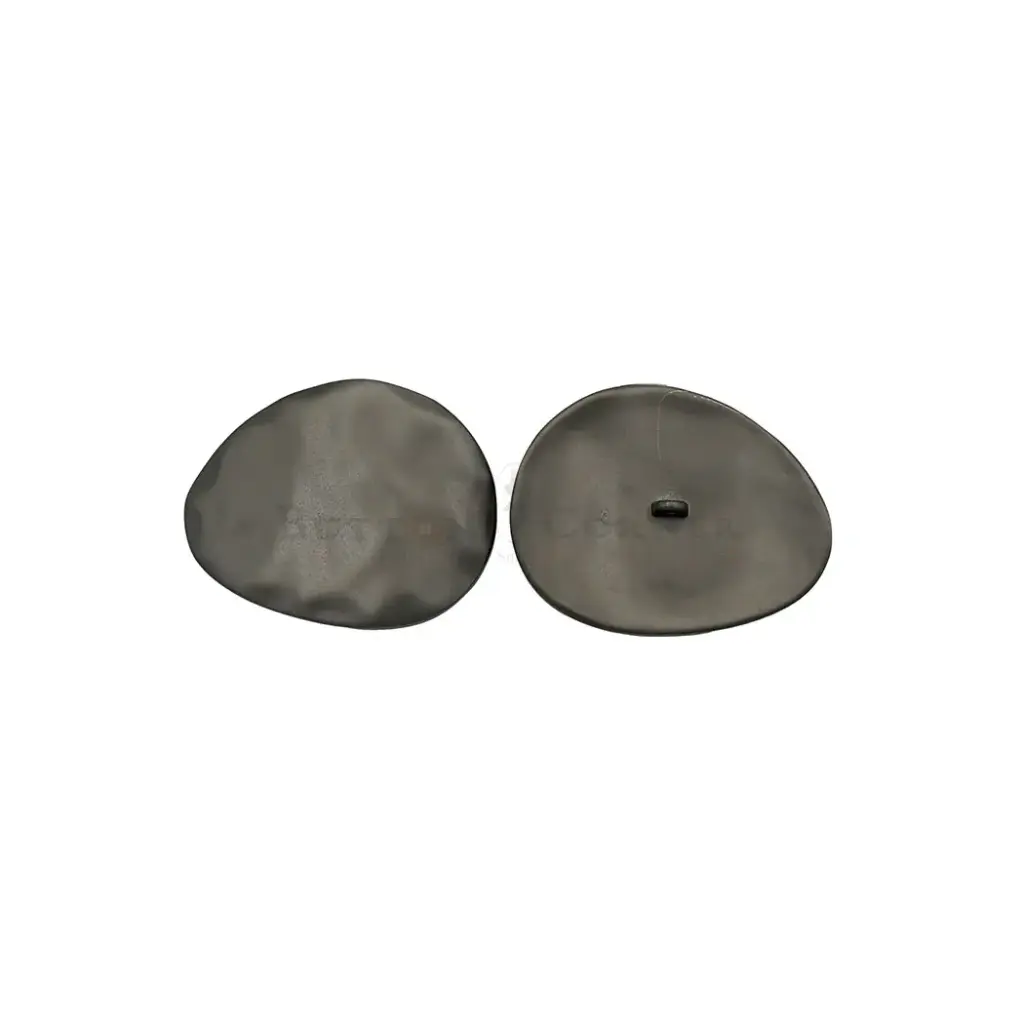Unique Structure Egg Shape Oversized Metal Button