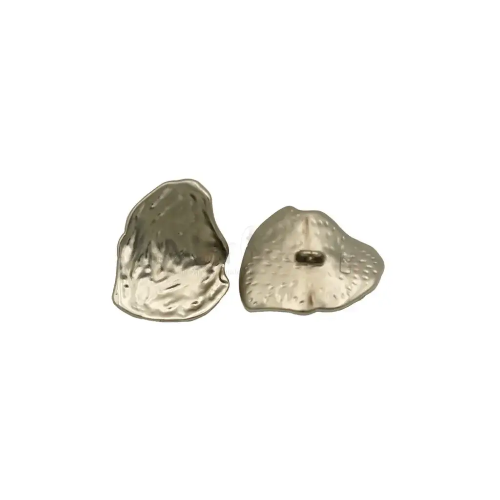 Asymmetric Cambered Shell Model Metal Button