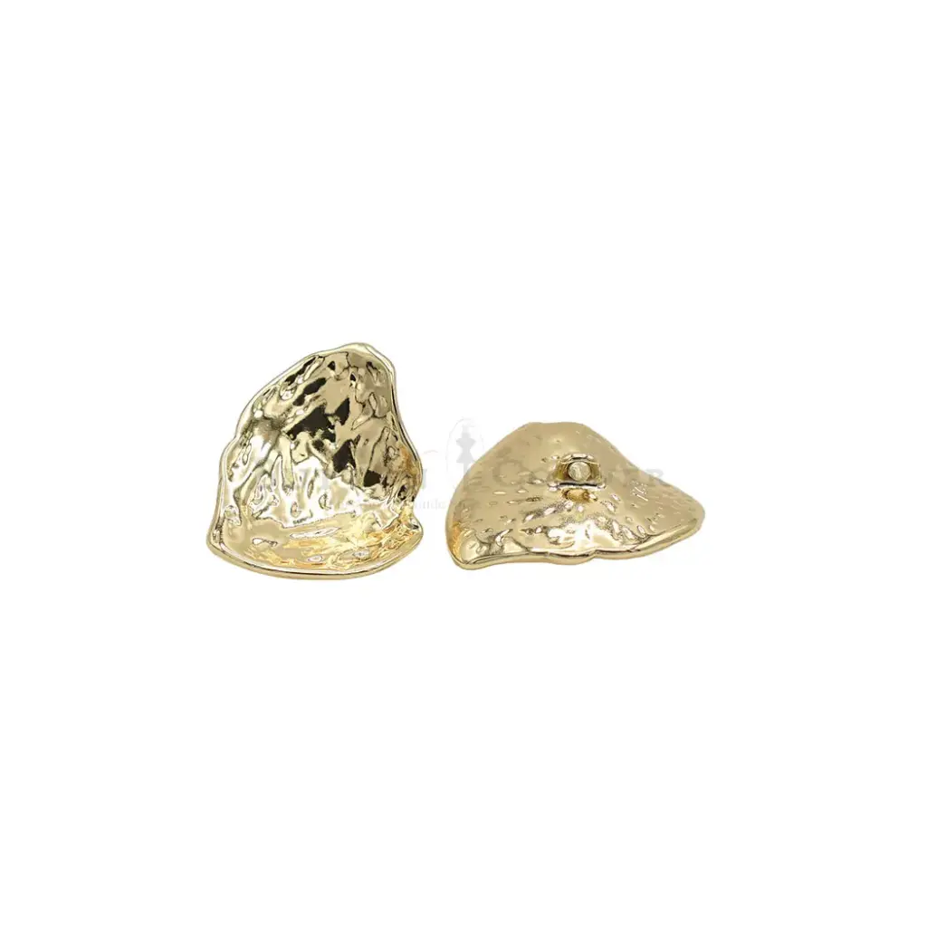 Asymmetric Cambered Shell Model Metal Button