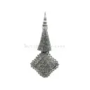 Fancy Metallic Yarn, Crystals, Tassel