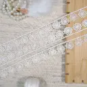 One Side Border Shuttle Lace