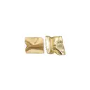 Unique Irregular Wave Design Oversized Metal Button