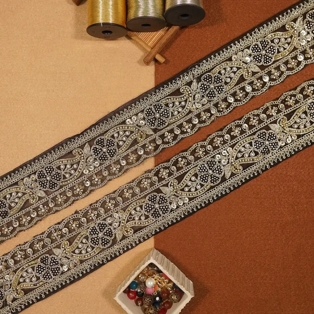 Fancy Pearl Glass Beads & Sequence Lace