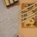 Metallic Yarn Pearl Twisted Cord Lace