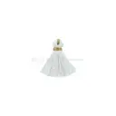 Multicolour Silk Thread Mini Tassels with Gold Metallic Wrap