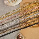 Metallic Yarn, Pearl, Fancy Lace