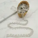 Crystals, Rhinestones, Scallop Design Chain