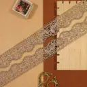 Metallic Yarn Zari Lace