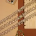 Metallic Yarn Zari Sequence Lace