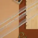 Crystal Stone In Shuttle Net Lace